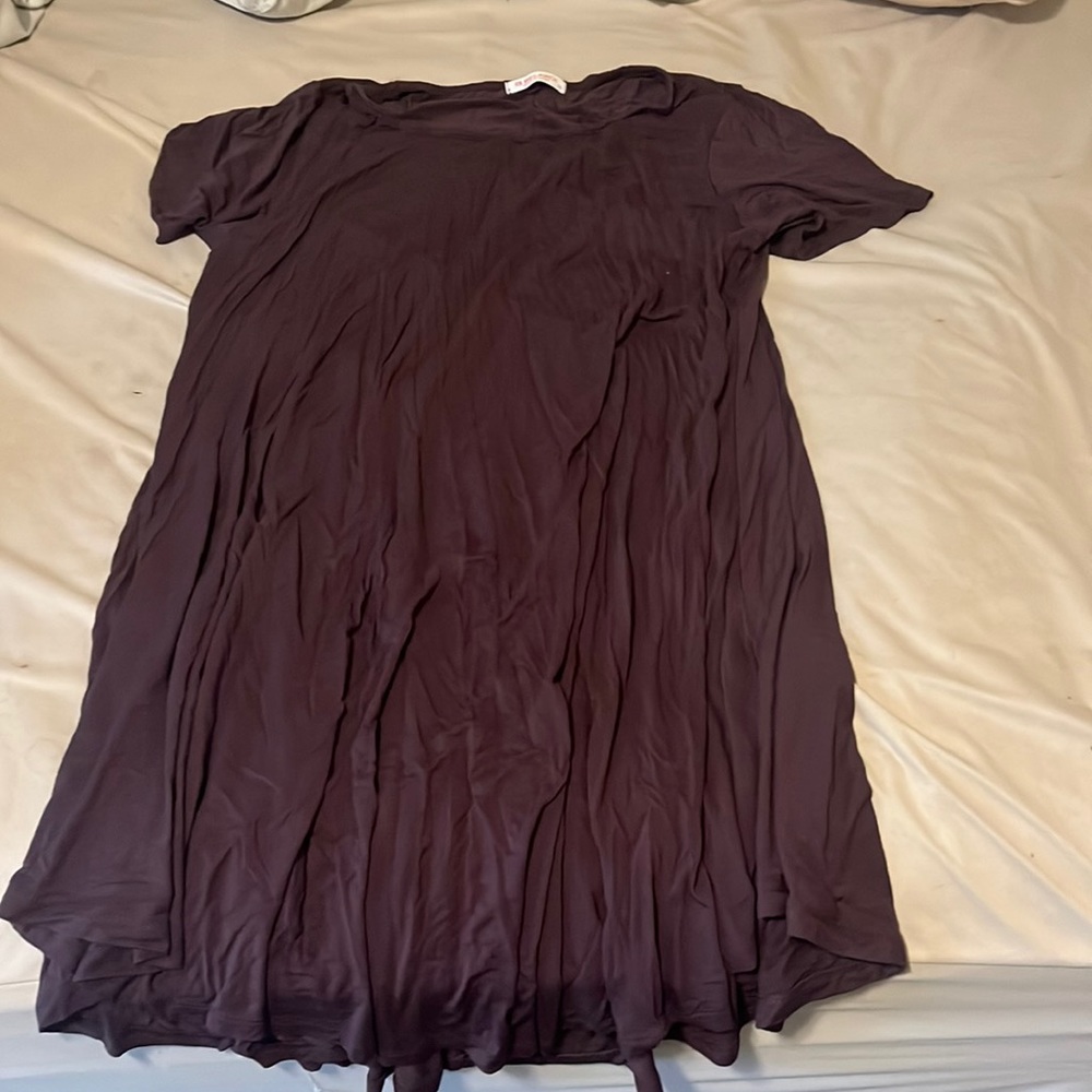 Purple flowy dress